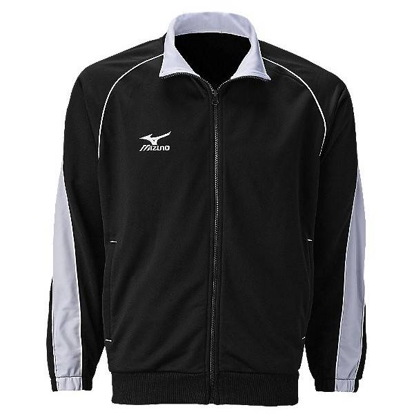 MIZUNO TEAM WARM UP JACKET BLACK LARGE Baseball Town