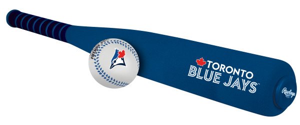 RAWLINGS Toronto Blue Jays Bat And Ball Combo - Baseball Town