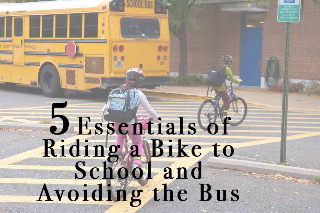 5 Things to Remember About Riding To School