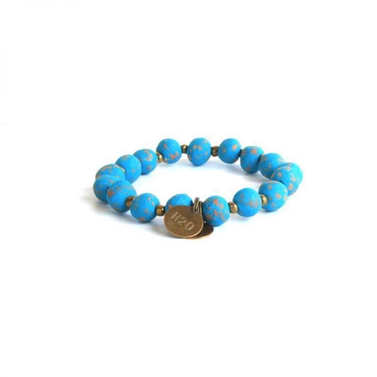Small Clay Bead Bracelet From Simbi Haiti Morsel Munk