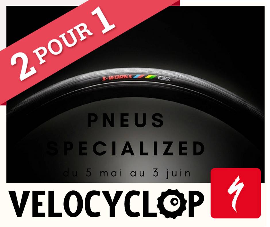 Pneus Specialized : 2e Gratuit!