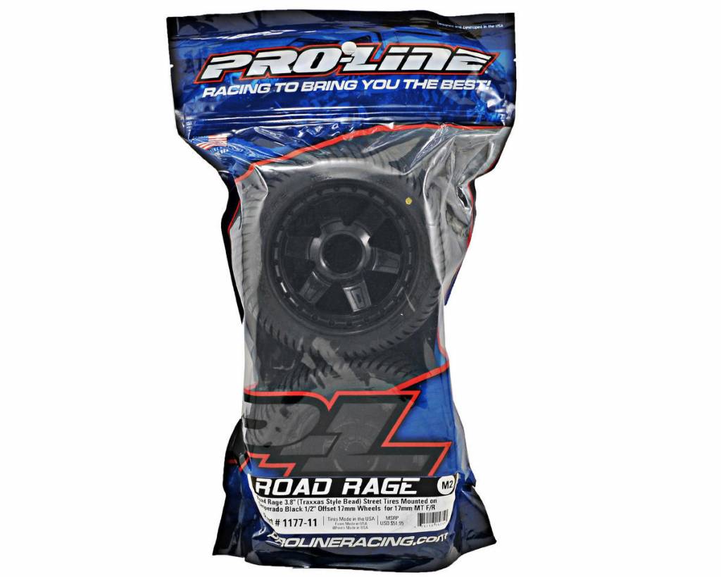 Proline Racing PRO117711 Road Rage 3.8" Street Mounted Tires on
