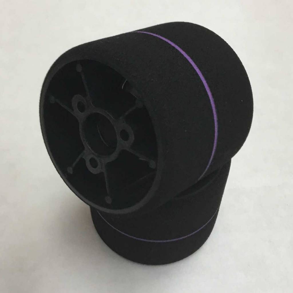 BSR F1234-SPC Pro-cut 1/12 Team Spec Purple Stripe Rear Foam Tires (2