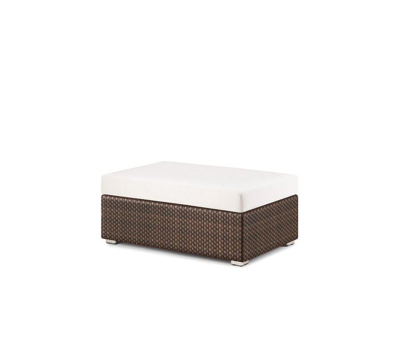 Dedon Lounge 26x43 Footstool Coffee Table In Java Kolo Collection Lounge 26x43 Footstool Coffee Table In Java