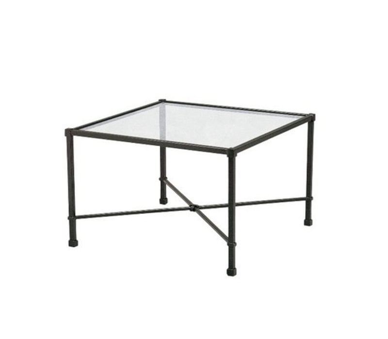 Brown Jordan Venetian 18 X Occasional Table With Glass Top Kolo Venetian 18 X Occasional Table With Glass Top