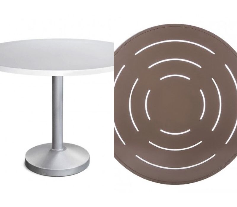 42 inch round pedestal table french country kitchen pavilion pedestal 42 inch round dining table with powder coated aluminum base and slotted top 42 inch round pedestal table french country kitchen pavilion pedestal 42 inch round dining table with powder coated aluminum base and slotted top
