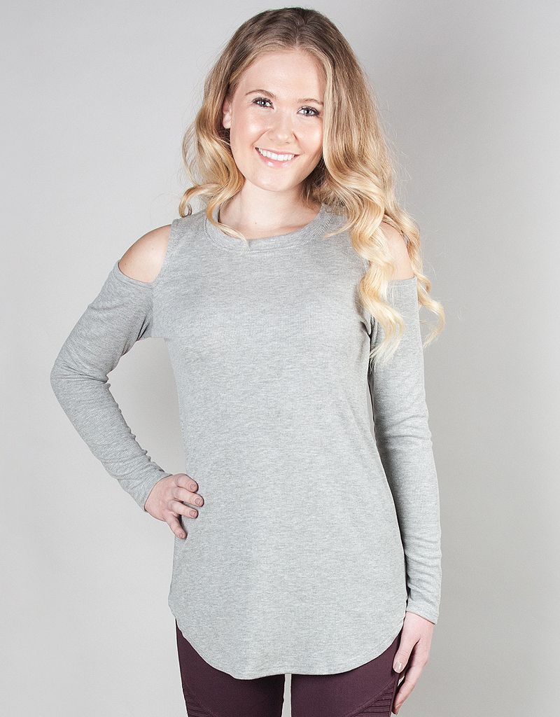 Knit Top Off L/S
