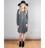 Long Sleeve Shift Dress