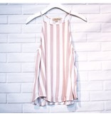 HIgh Neck Stripe Top