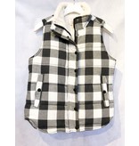 Skies are Blue Puffer Plaid Vest