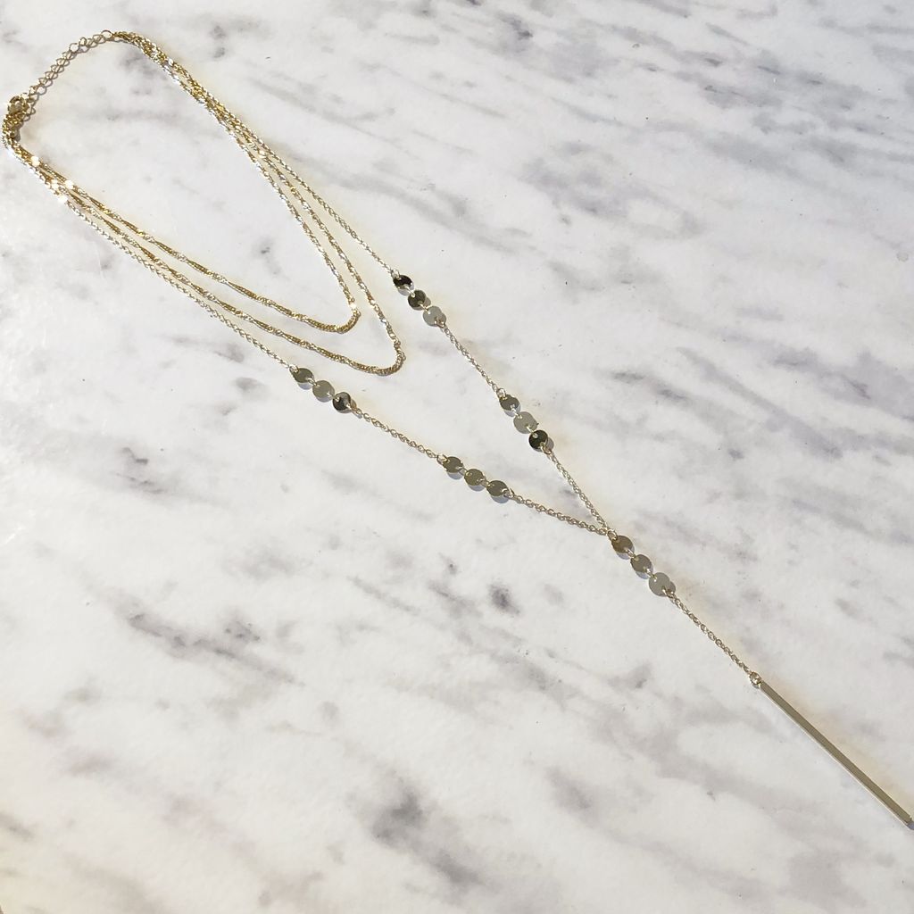 3 Layer Dot Necklace
