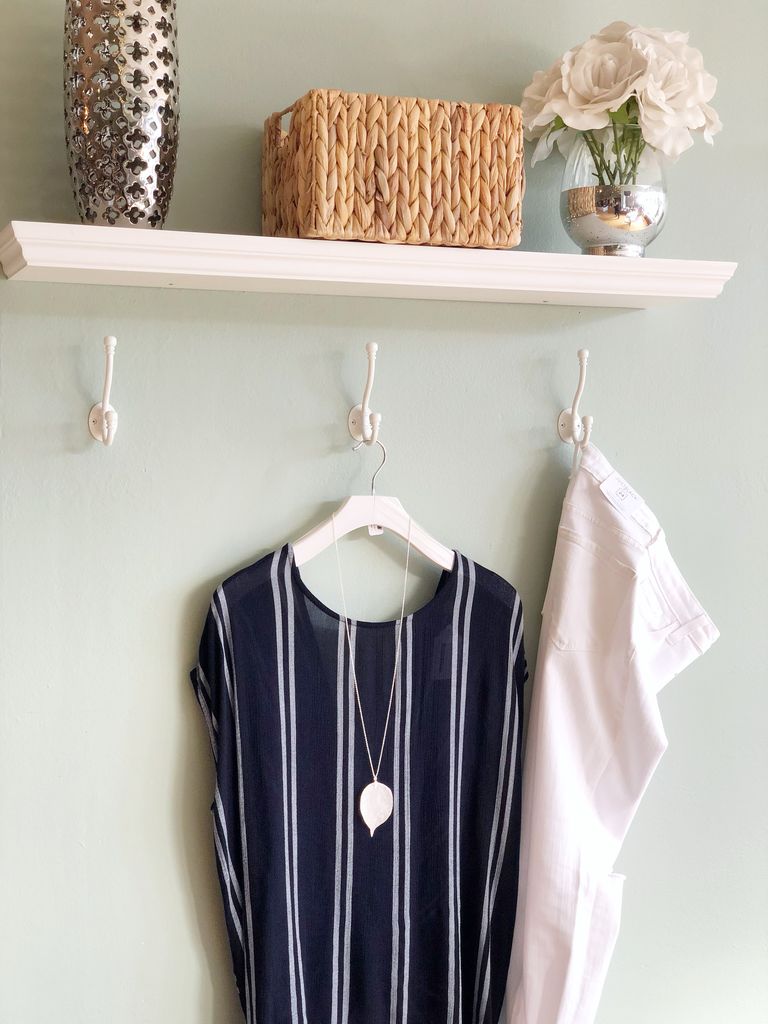 Stripe Cross Back Top