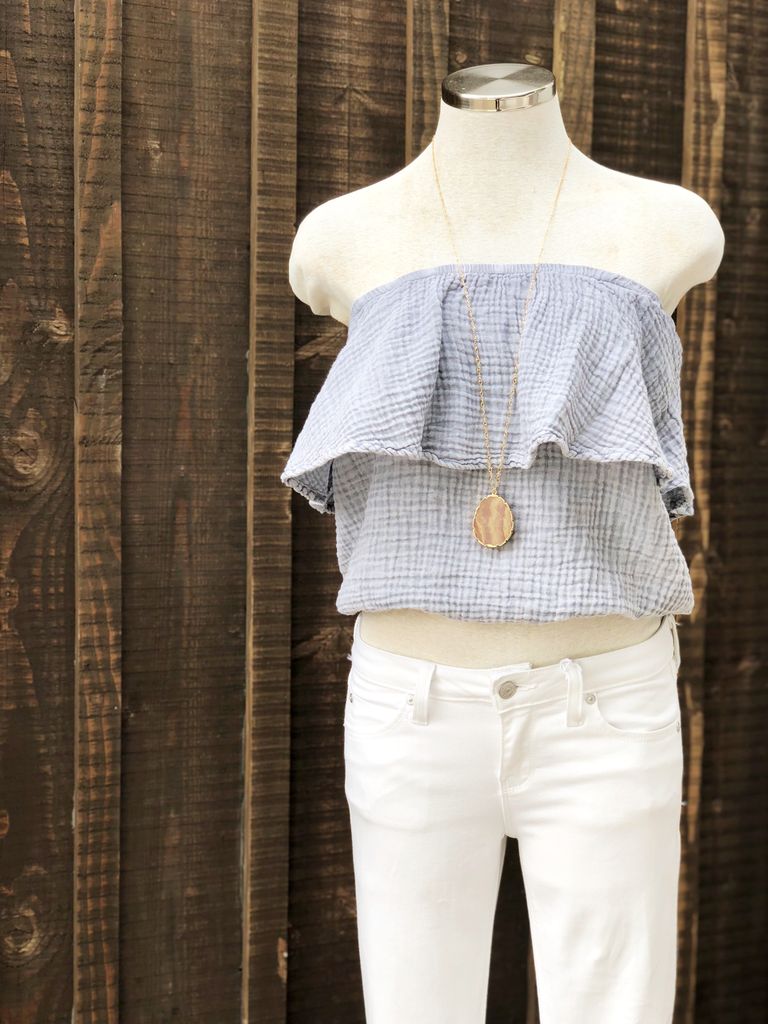 Blouson Tube Top