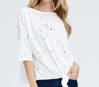 3/4 Hole Top