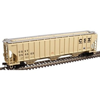 Atlas HO CSX # 256500 Thrall 4750 Covered Hopper # 20003931 - Trains 