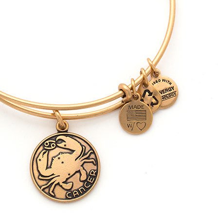 Alex And Ani Bracelet Cancer Ii Rafaelian Gold Finish