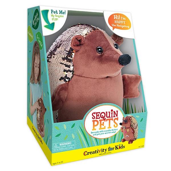 Faber Castell Sequin Pets: Happy the Hedgehog - Time 4 Toys