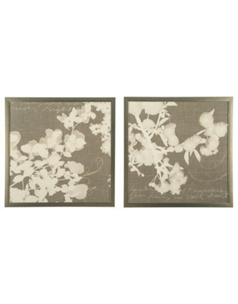 Wall Art Set Of 2 signature design baibre wall art set (2/cn) - cream/taupe 29.13" x Wall Art Set Of 2 signature design baibre wall art set (2/cn) - cream/taupe 29.13" x