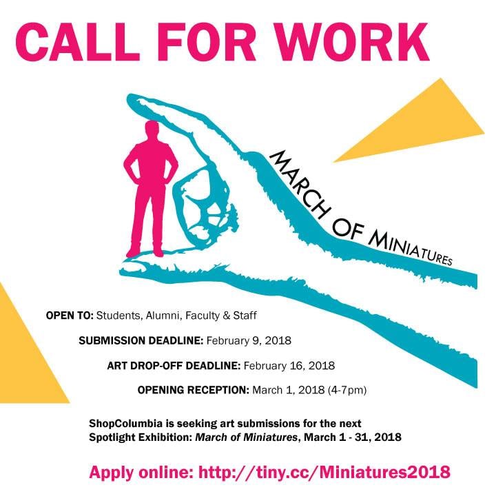 CALL FOR WORK: March of Miniatures