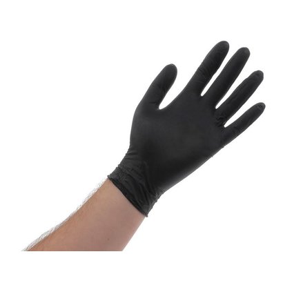 Atlantic Safety Products Black Lightning Powder Free Gloves