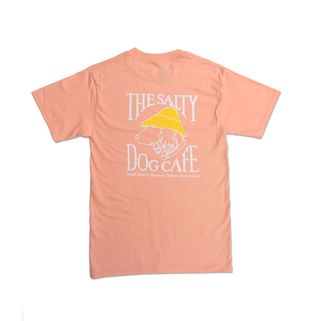 Hanes Hanes Beefy Short Sleeve in Candy Orange - The Salty Dog Inc