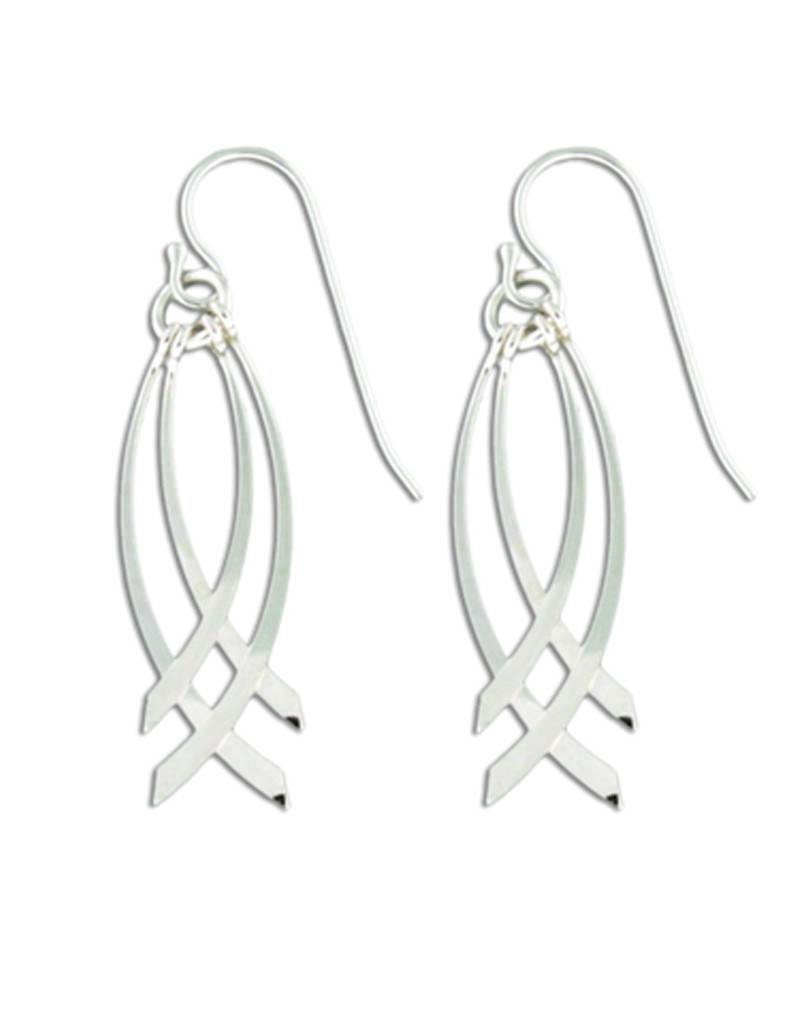 Mark Steel Crisscross Earring Esmeralda Jewelry Accessories Gifts Mark Steel Crisscross Earring