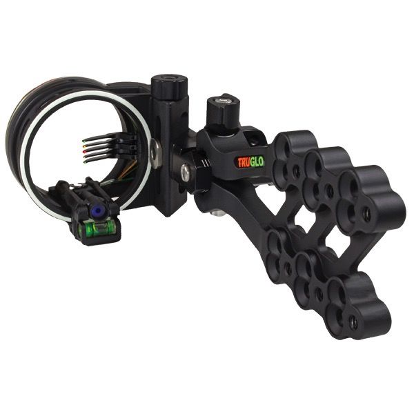 TRUGLO HYPERSTRIKE LONG RANGE BOW SIGHT 5 PIN 3x.019 2x.010 Easthill