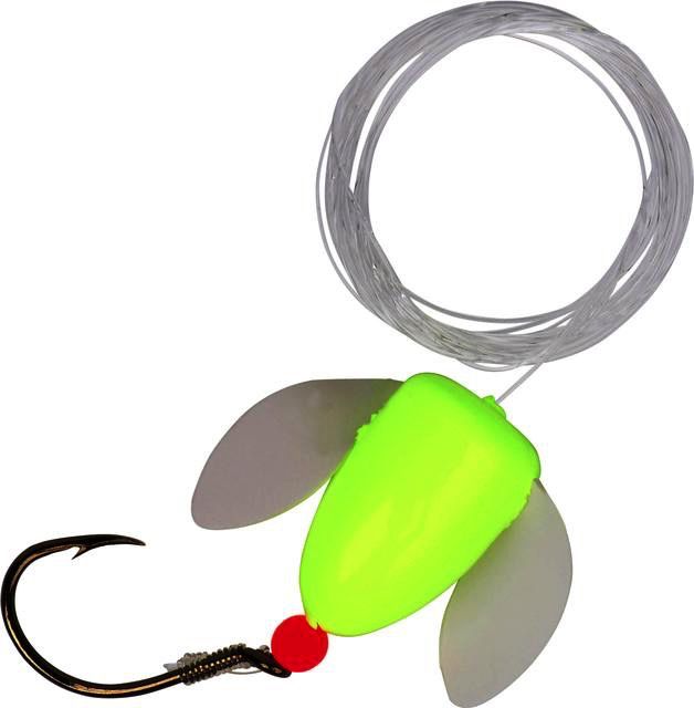 WORDEN’S SPINNGLO WALLEYE RIG 6 CHARTREUSE Easthill Outdoors