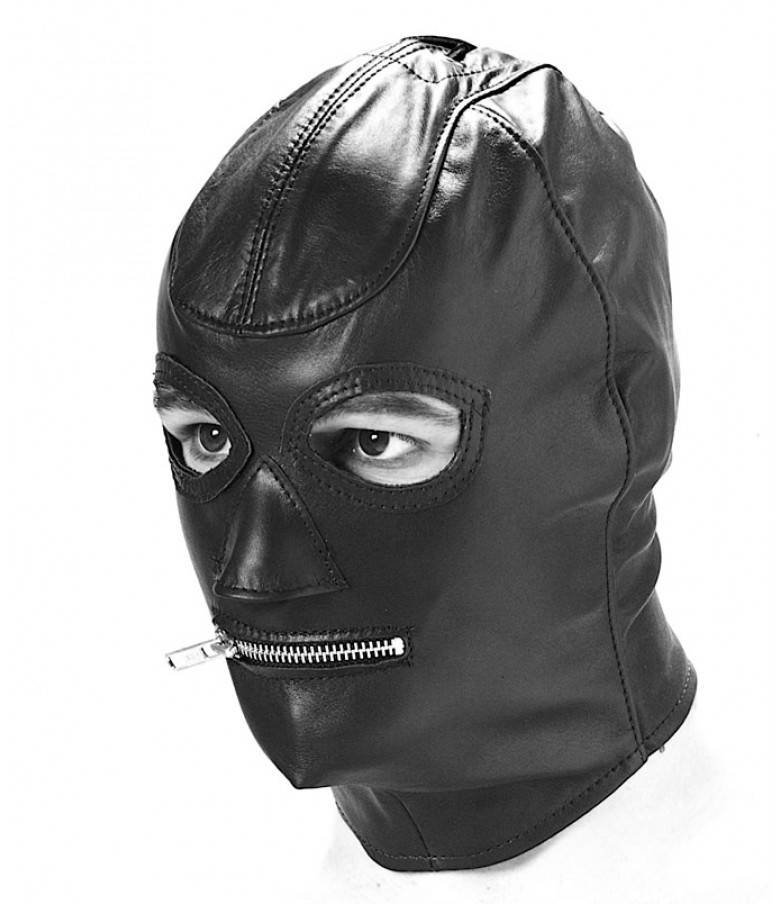 Standard Leather Zip Mouth Hood Passional Boutique