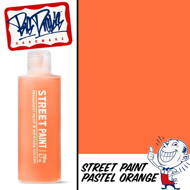Mtn Street Paint Pastel Orange 200ml S Hardware Mtn Street Paint Pastel Orange 200ml
