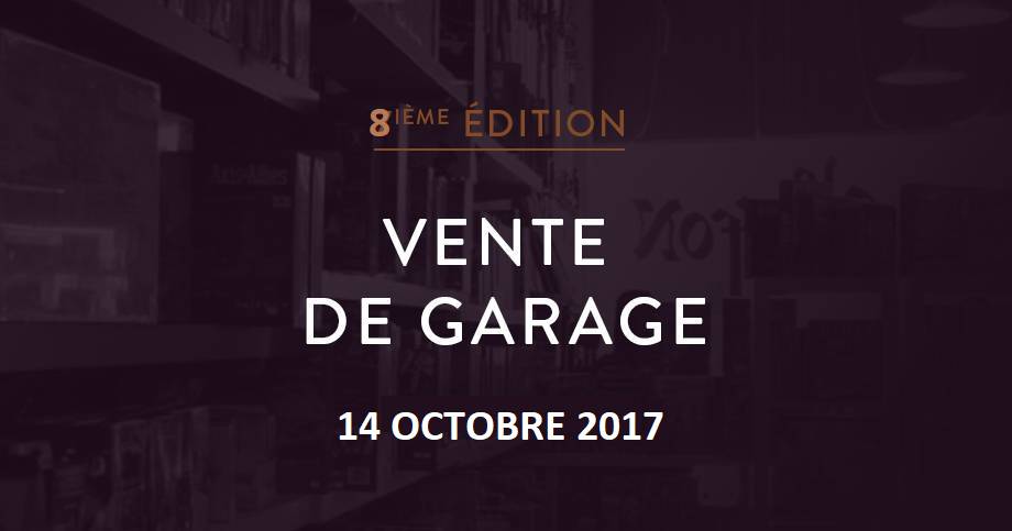 Vente de garage du Griffon, 8ième édition