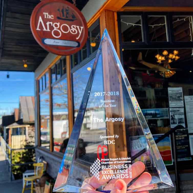 The Argosy wins Business of the Year!