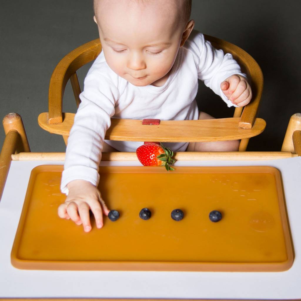 Hevea Rubber Placemat (13" x 8.5") Eco Carmel