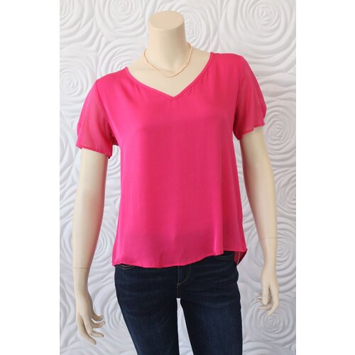 Nouvelle Nouvelle Top With Sheer Sleeve Nouvelle Nouvelle Top With Sheer Sleeve