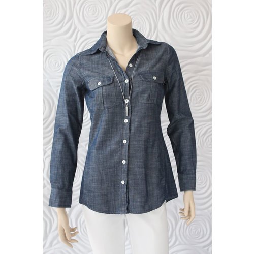 Bell Alicia Bell Basic Shirt with Gold Heart Patches Bell Alicia Bell Basic Shirt with Gold Heart Patches