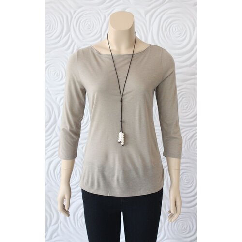 Purotatto Purotatto Boat Neck Three Quarter Sleeve Purotatto Purotatto Boat Neck Three Quarter Sleeve