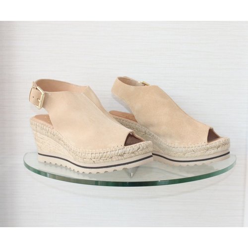 Kanna Kanna Wedge Booties with Suede Front Kanna Kanna Wedge Booties with Suede Front