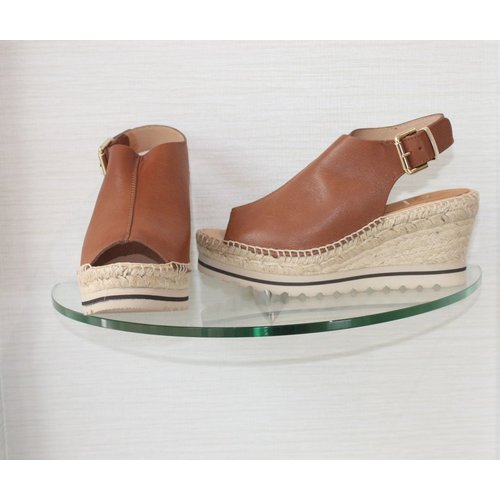 Kanna Kanna Wedge Booties with Leather Front Kanna Kanna Wedge Booties with Leather Front