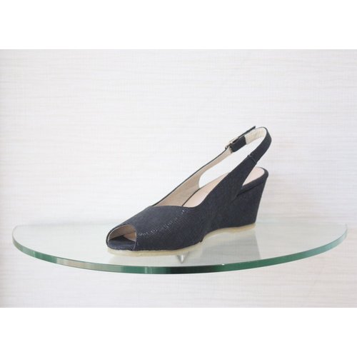 Spiffy Shoes Spiffy Low Wedge with Open Toe and Ankle Strap Spiffy Shoes Spiffy Low Wedge with Open Toe and Ankle Strap
