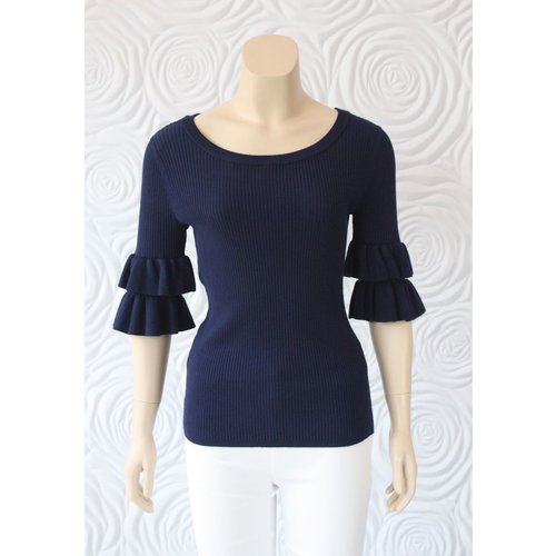 Zero Degrees Celsius Zero Degrees Ruffle Sleeve Top Zero Degrees Celsius Zero Degrees Ruffle Sleeve Top