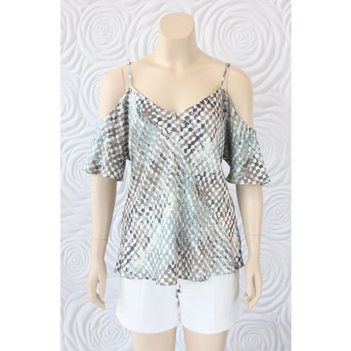 Go Silk Go Silk Cold Shoulder Top Go Silk Go Silk Cold Shoulder Top