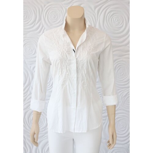 Valentina Valentina Stretch Button Down Blouse Valentina Valentina Stretch Button Down Blouse