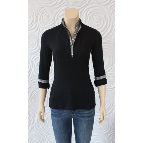 Valentina Valentina Blouse With Houndstooth Collar Valentina Valentina Blouse With Houndstooth Collar