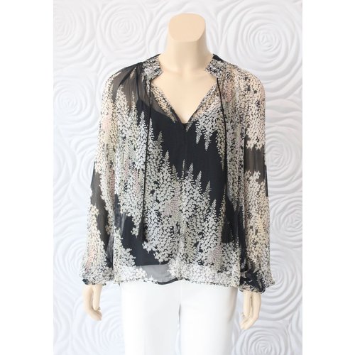 Once Was Once Was Salome Pleat Detail Printed Yoryu Top Once Was Once Was Salome Pleat Detail Printed Yoryu Top