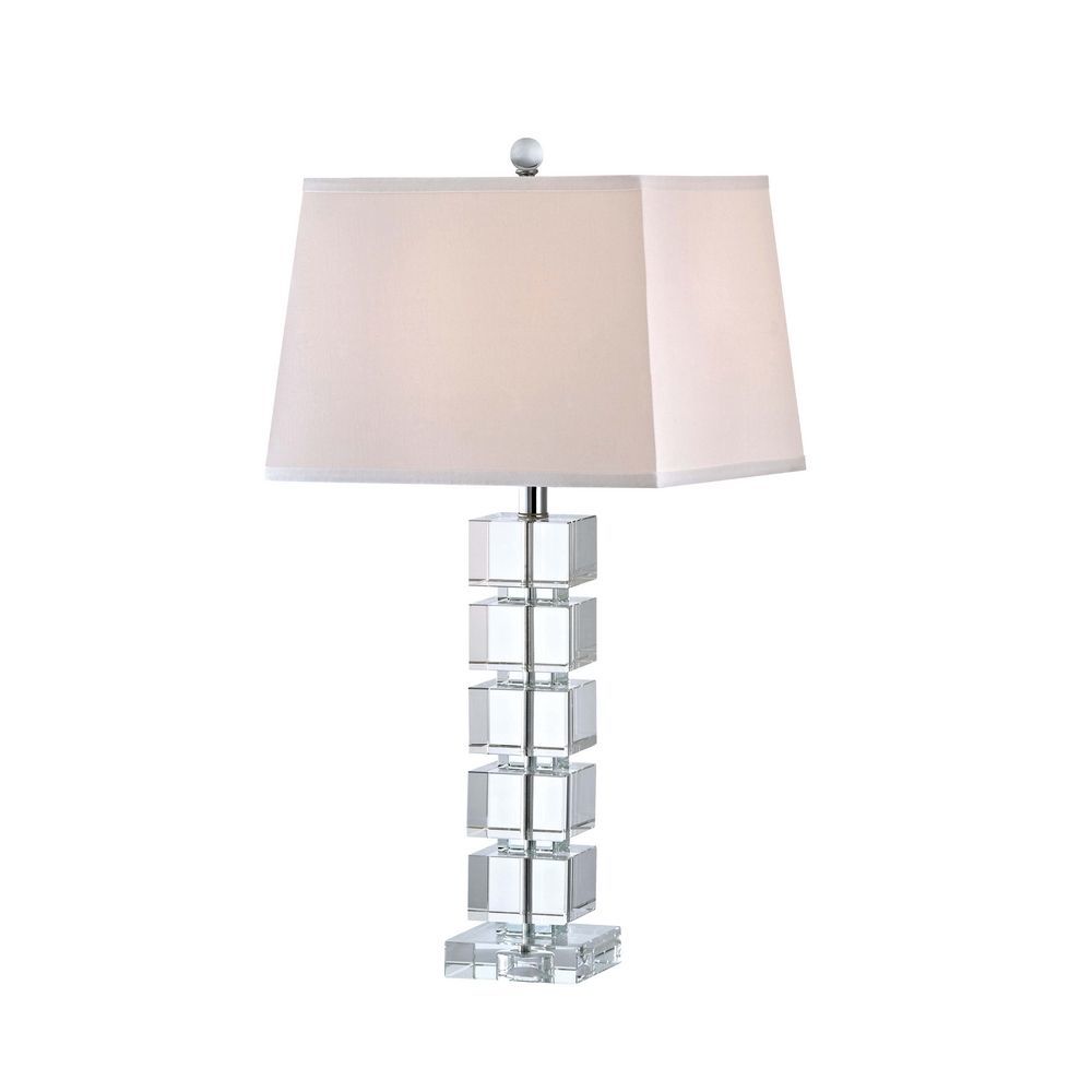 Stacked Crystal Cube Lamp Wostbrock Home Stacked Crystal Cube Lamp