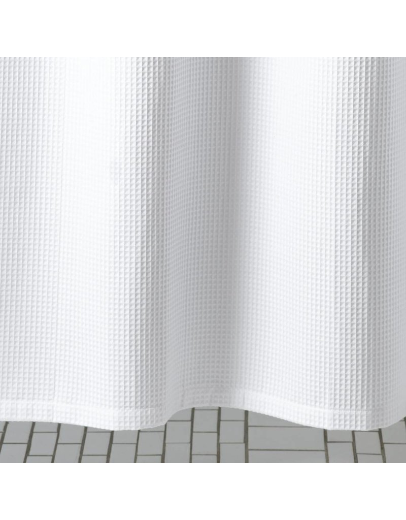 Matouk Matouk Belgian Waffle Shower Curtain 72\ Matouk Matouk Belgian Waffle Shower Curtain 72\