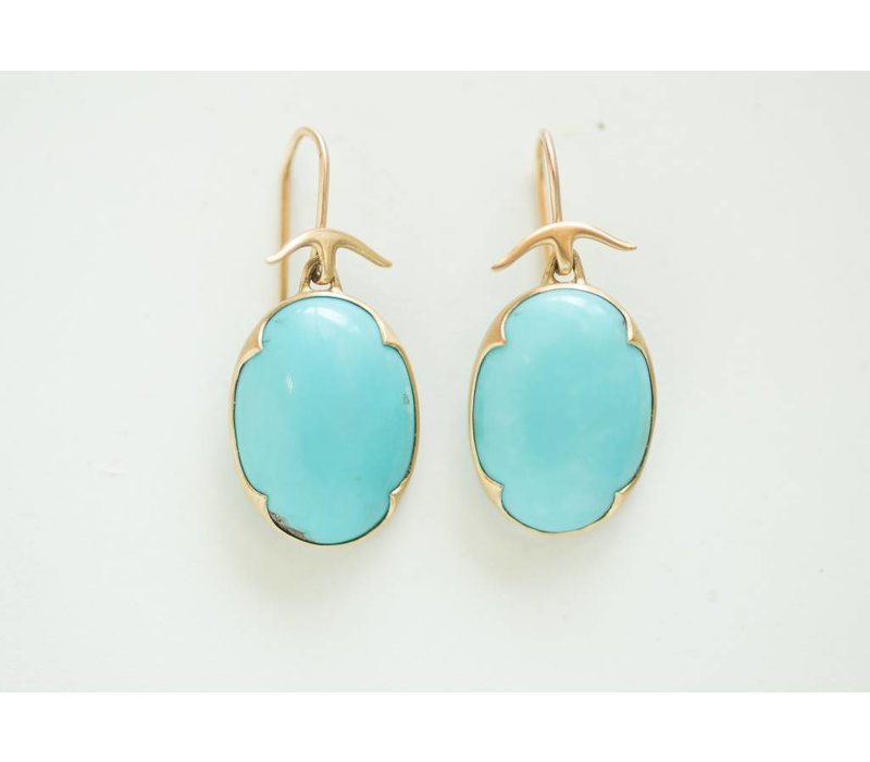 Gabriella Kiss Turquoise Earring Good Company Turquoise Earring