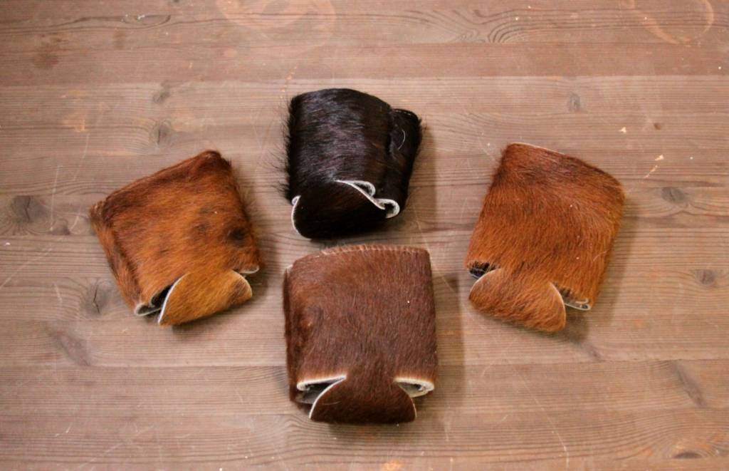 Cowhide Koozie Cactus Creek