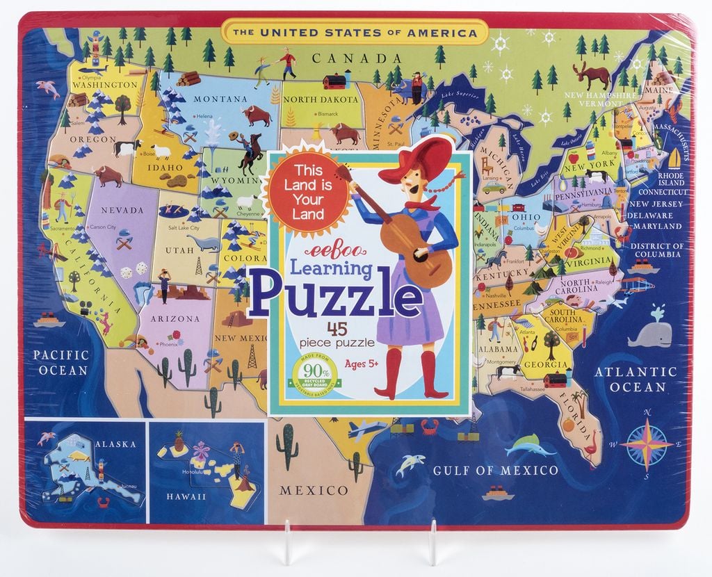 just for kids usa map learning puzzle ages 5