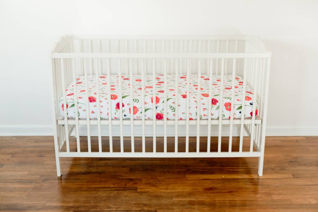 little unicorn muslin crib sheet summer poppy bump baby llc little unicorn muslin crib sheet